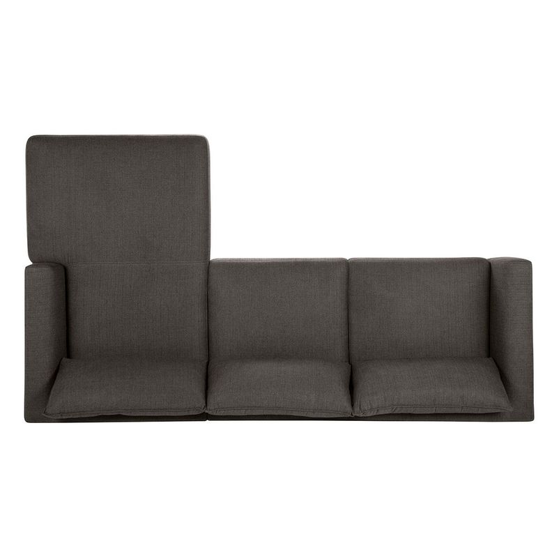 Sofá Seccional Rosen Barnes Derecho Tela Charcoal-4