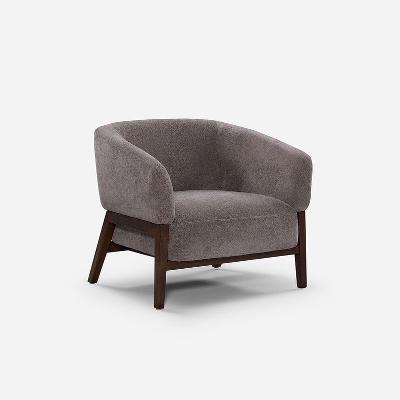 Poltrona Rosen Bolton Tela Grafito
