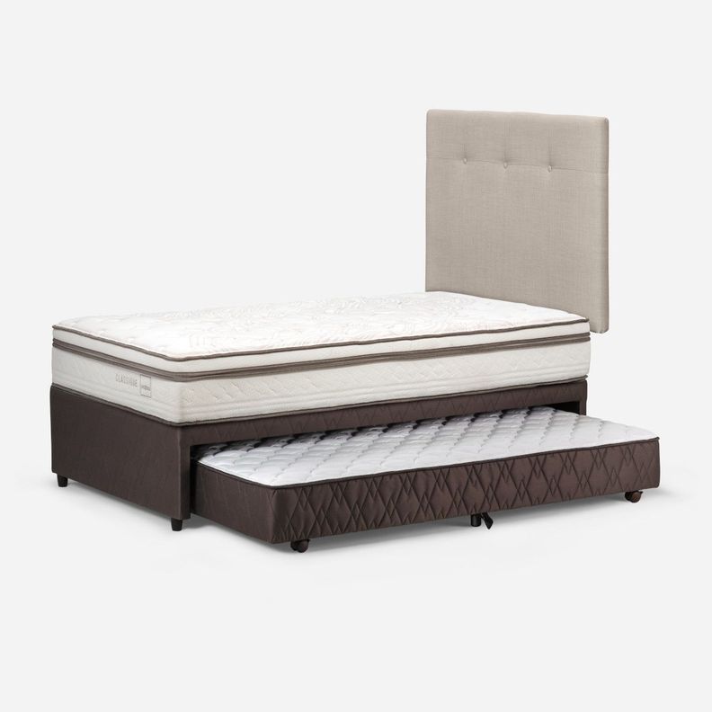 Diván Classique+ 1,5 Plazas + Respaldo New Bennet Natural-4