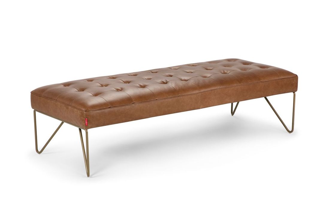 Banqueta Rosen Stepney Cuero Camel-1