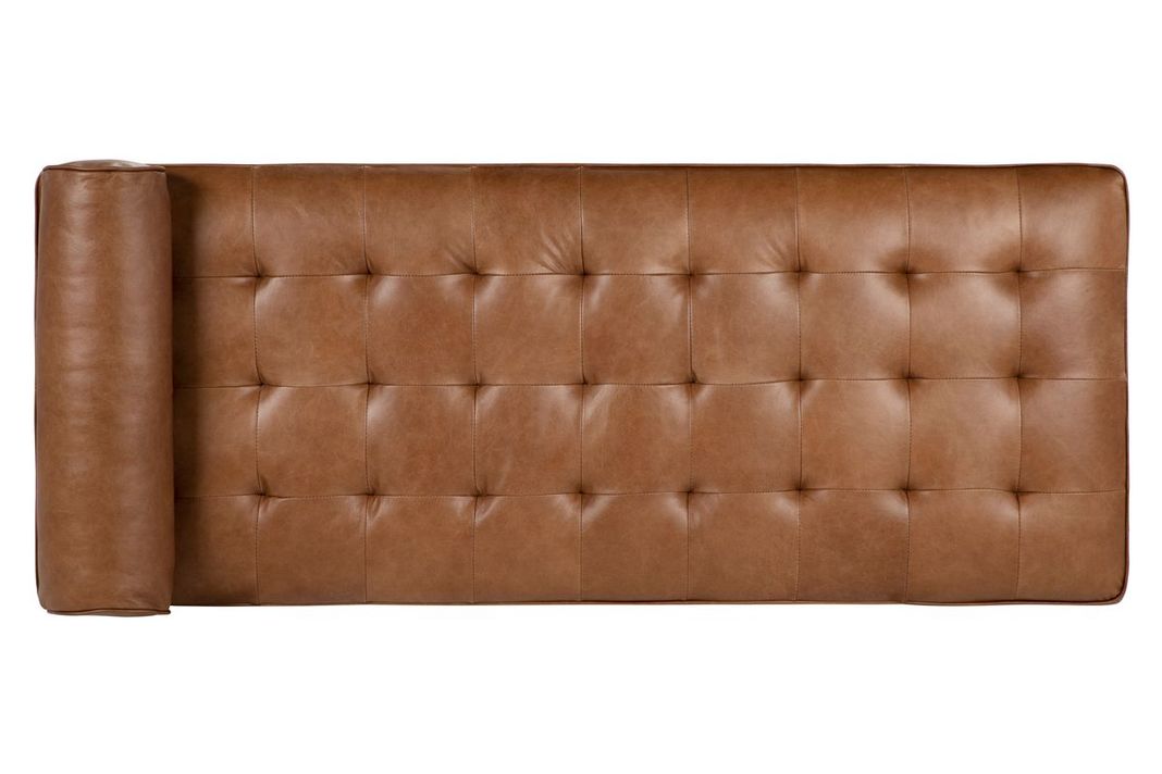 Banqueta Rosen Stepney Cuero Camel-5