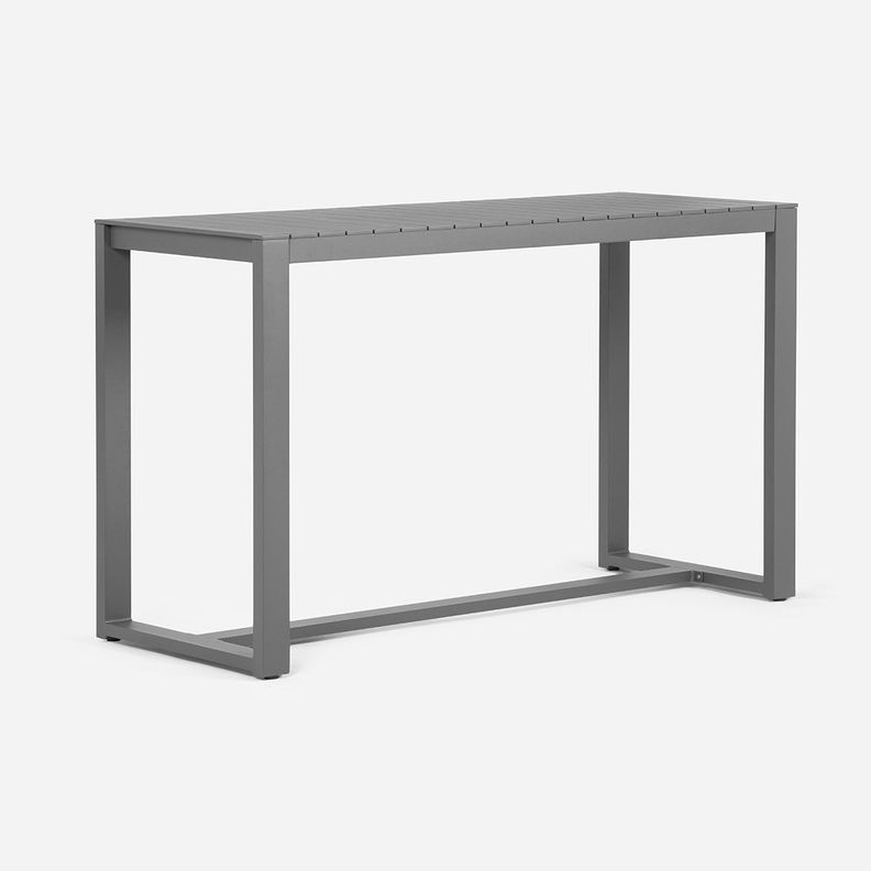 Mesa Bar de Terraza Maitai 178x70x105 cm Gris-0