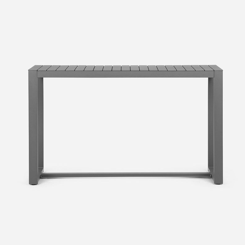 Mesa Bar de Terraza Maitai 178x70x105 cm Gris-2