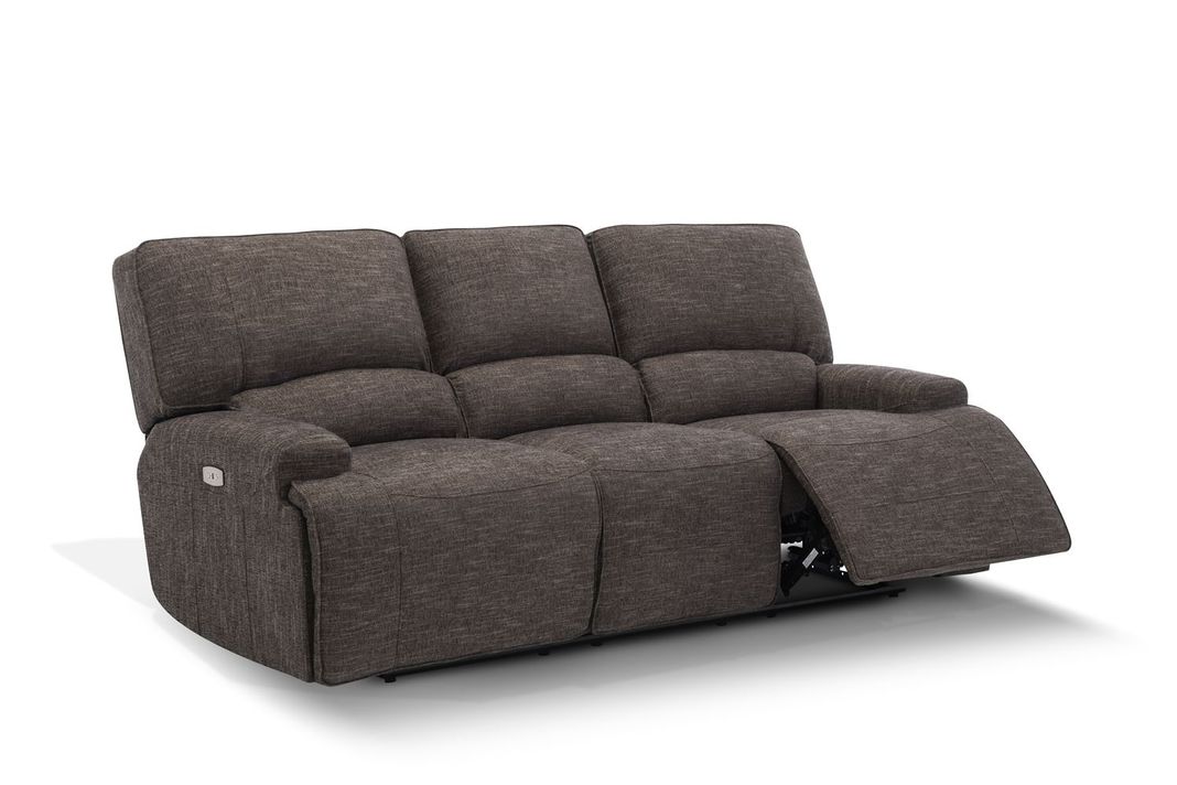 Rosen Sofá Reclinable 3 Cuerpos Eléctrico Jagger Taupe-0