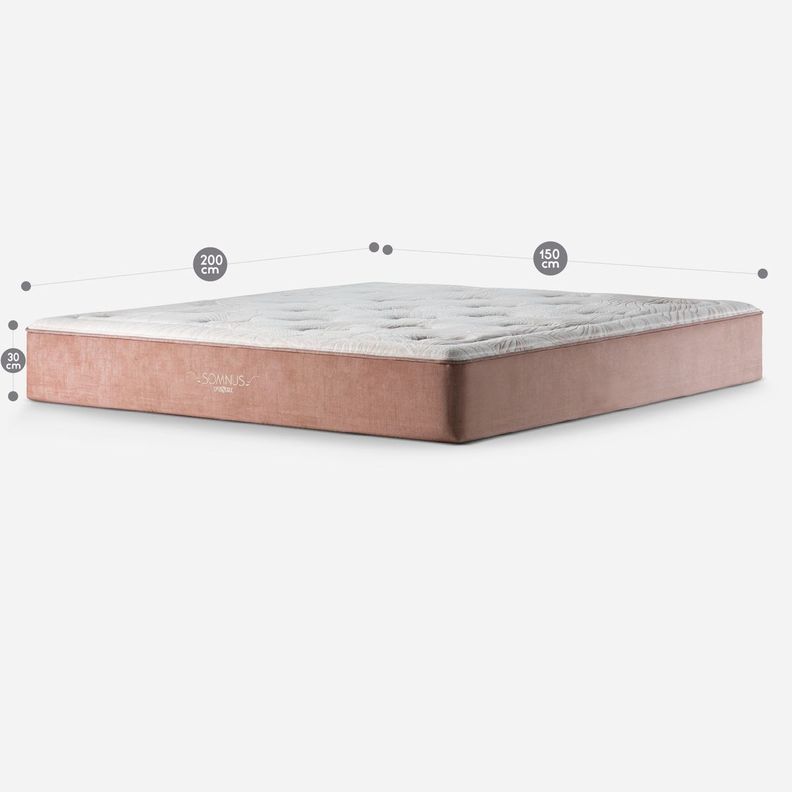 Colchón Rosen Somnus 2 Plazas 150 X 200 Cm Rose-1