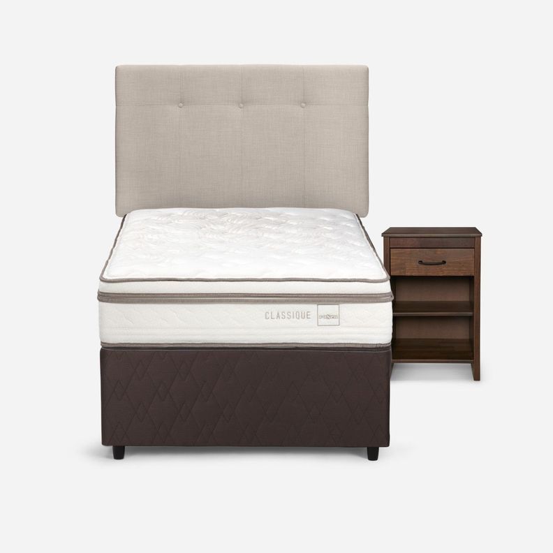 Diván Classique+ 1,5 Pl +Respaldo New Bennet Natural+Velador-1