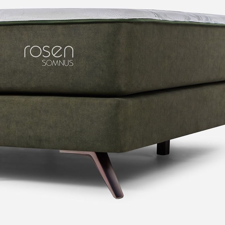 Box Spring Rosen Somnus 2 Plazas 150 x 200 cm Olive II-2