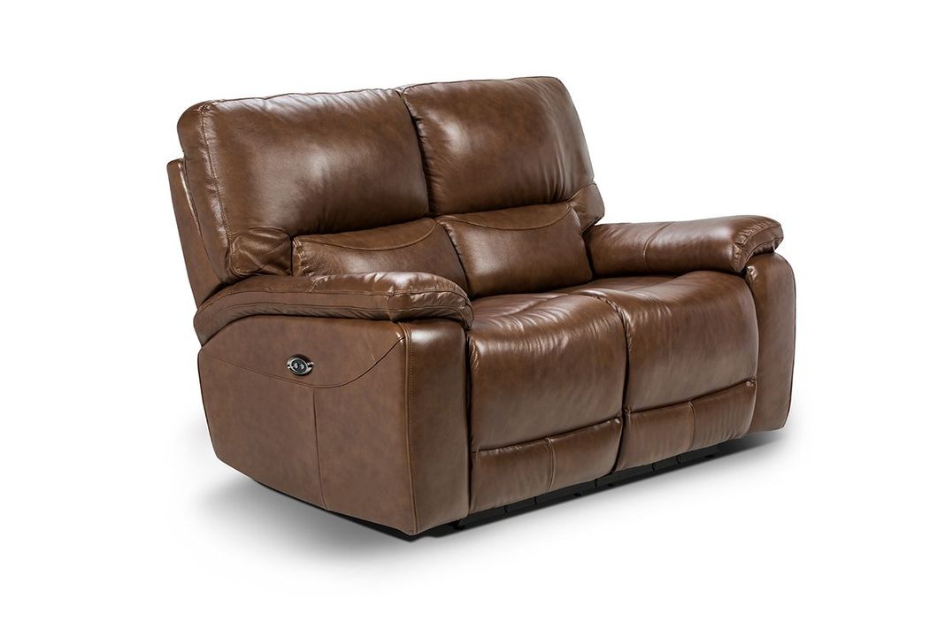 Rosen Sofá Reclinable Poch Cuero 2 Cuerpos-0