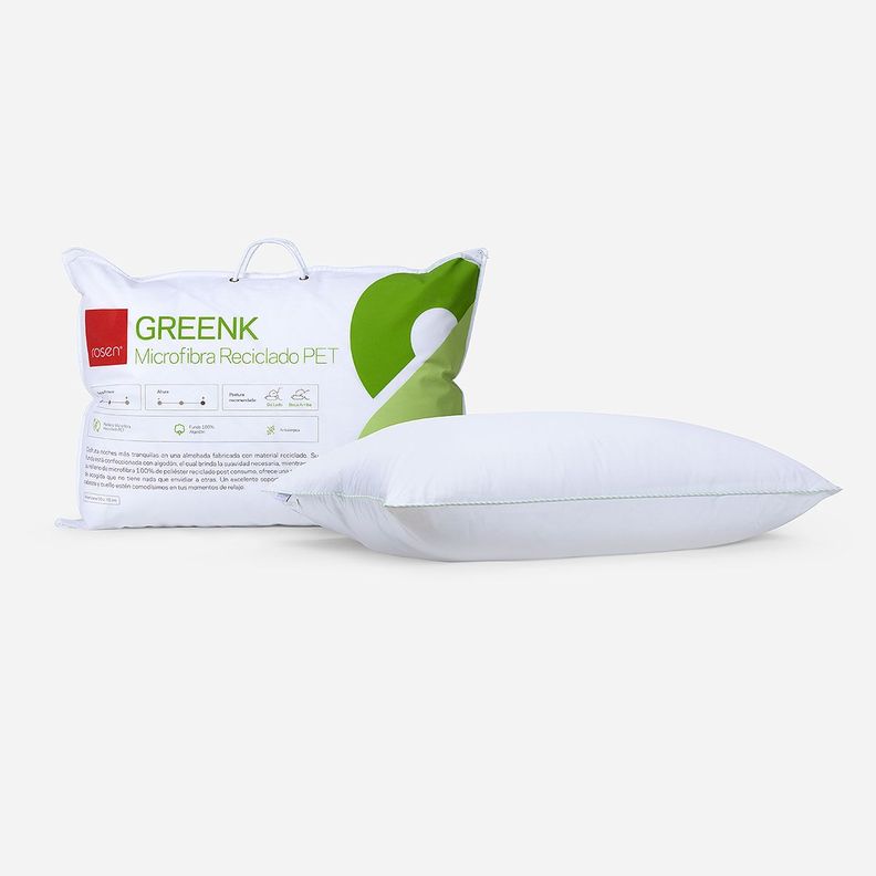 Almohada Rosen Microfibra Pet Greenk Americana 50x70 cm-2
