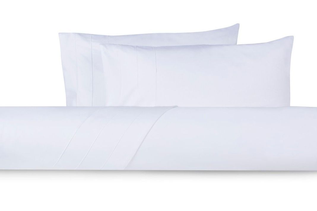Sábana Rosen 300 Hilos Algodón Lisa Blanca Full-3