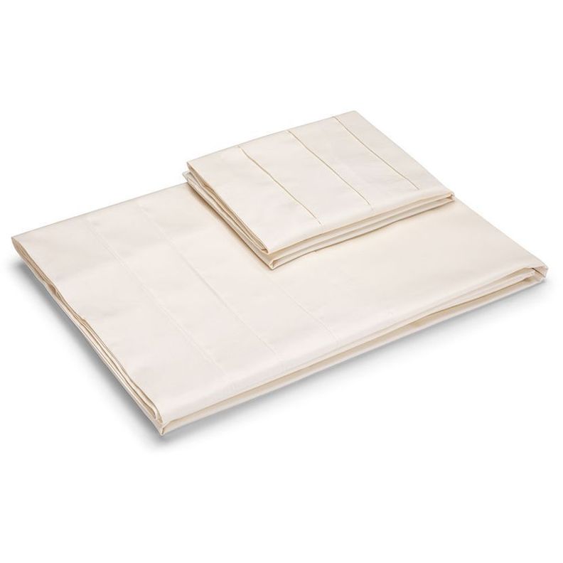 Sábana Rosen 300 Hilos Algodón Lisa Ivory 1,5 Plazas-3