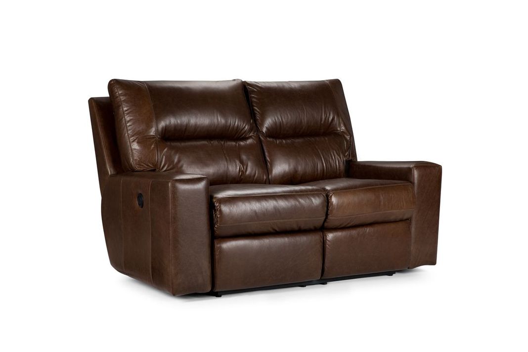 Sofá Reclinable Rosen Tolstoi 2cpo Eléctrico Cuero Chocolate-0