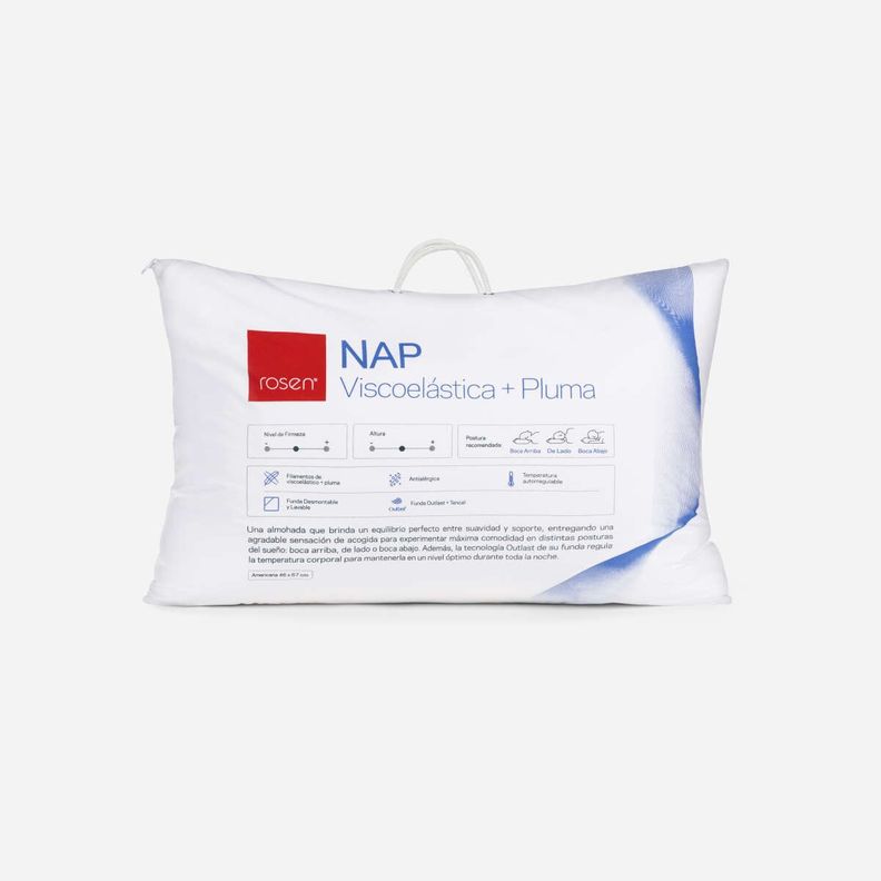 Almohada Rosen Viscoelástica Pluma Nap Americana-0