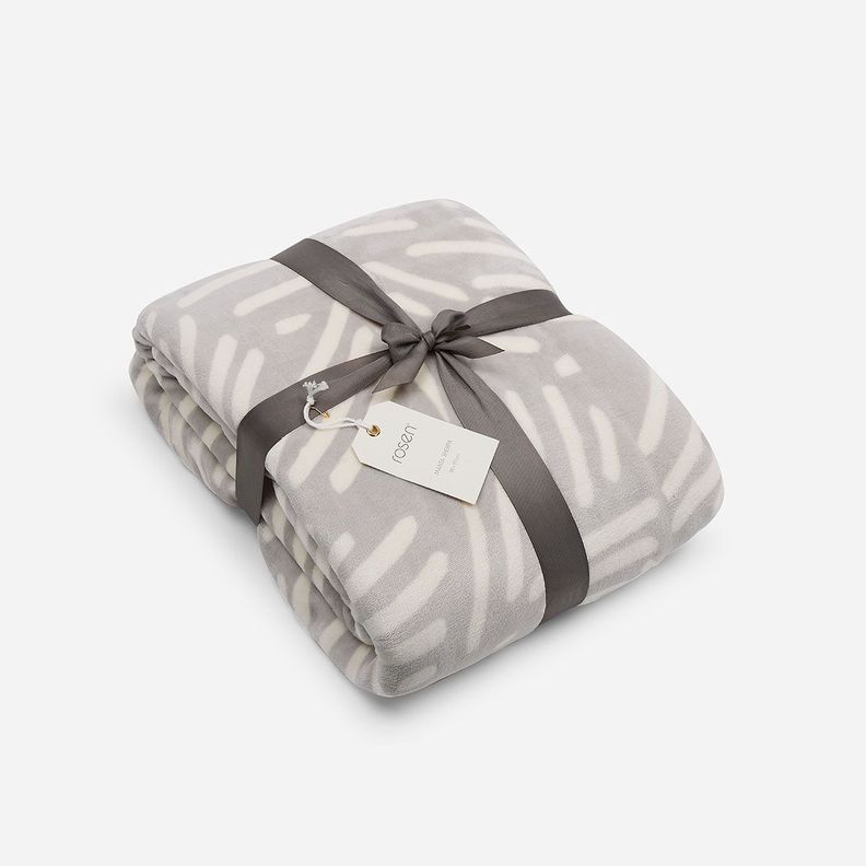 Manta Sherpa Estampada 130 x 170 cm Blaine Beige-0