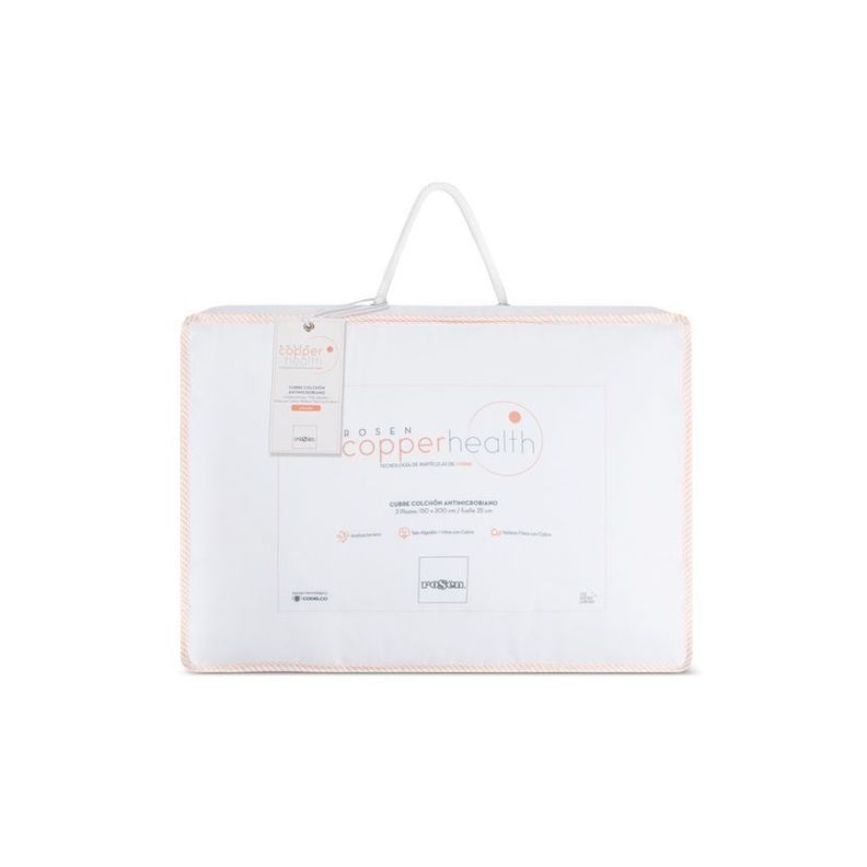 Cubre Colchón CopperHealth Impermeable King 180x200 cm-2