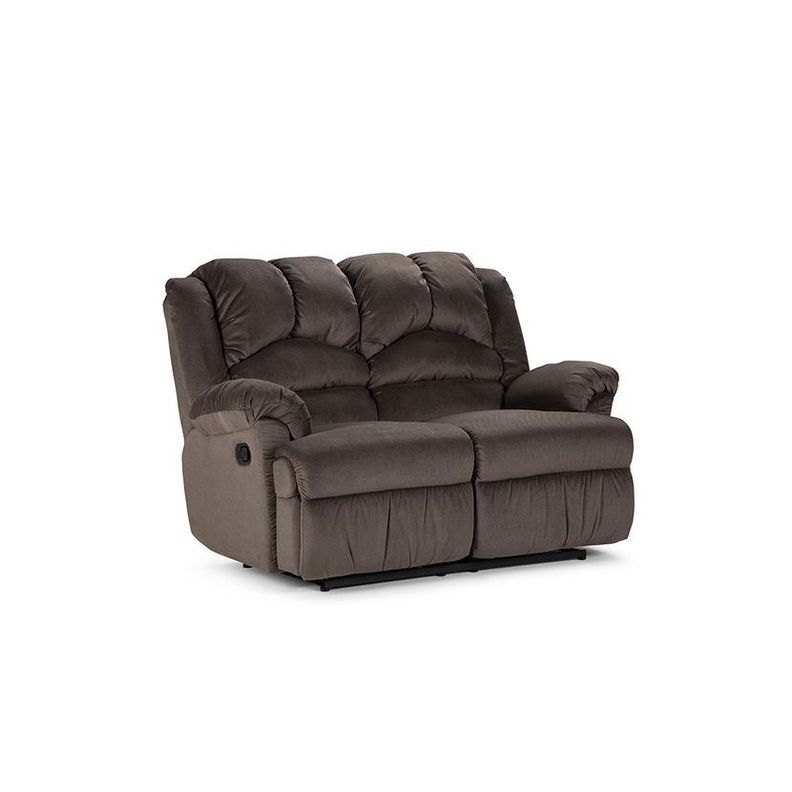 Sofá Reclinable Rosen Jarrie 2 Cuerpos Chex Manual Tela Gris-0