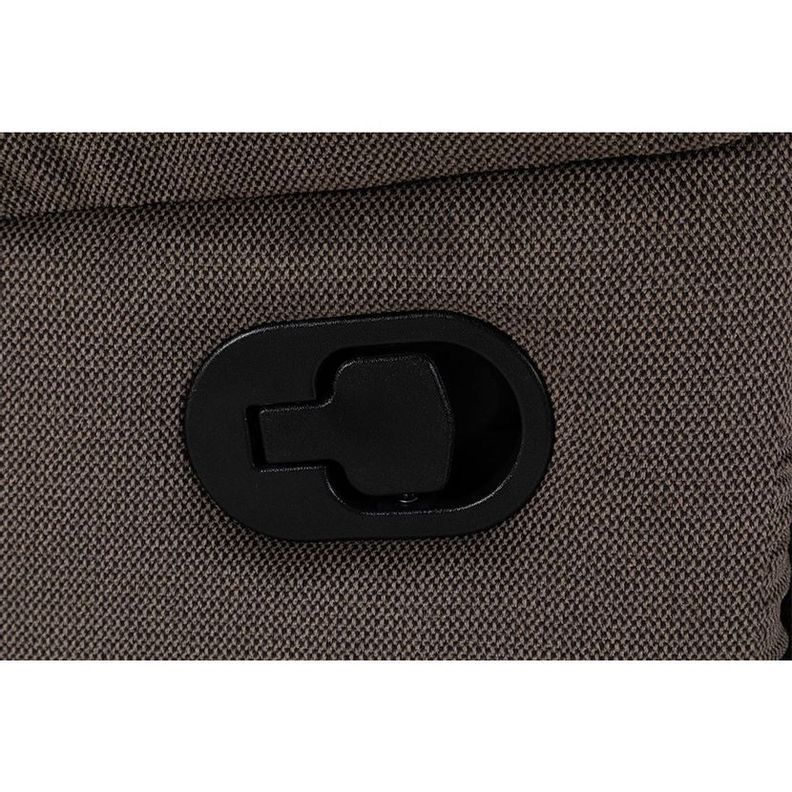 Sofá Reclinable Rosen Jarrie 2 Cuerpos Chex Manual Tela Gris-2