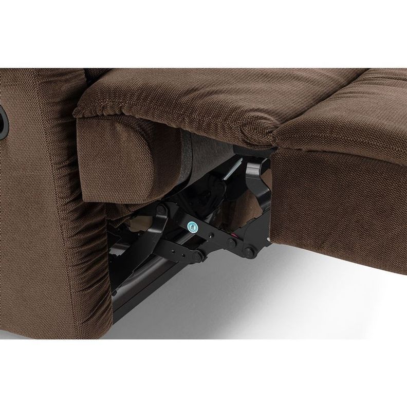 Sofá Reclinable Rosen Jarrie 2 Cuerpos Chex Manual Tela Gris-4