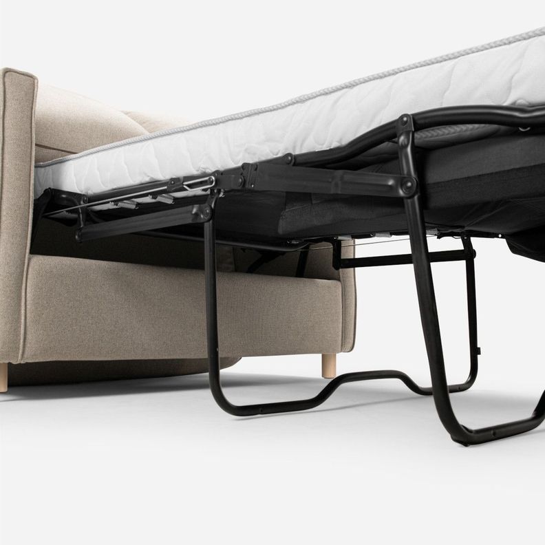 Sofa Cama Rosen Lido 1,5 Cuerpos Tela Latte-4