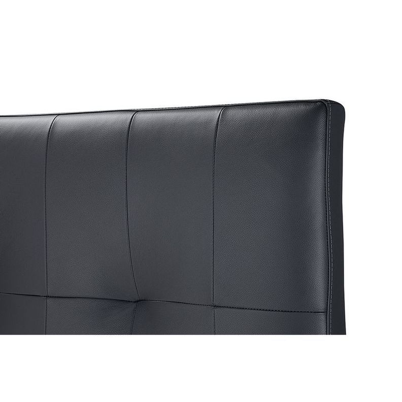 Respaldo Rosen Anders Super King Cuero Acero-1