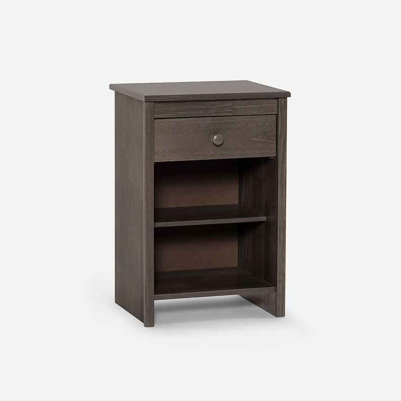 Cama Europea Pratta 2 Plazas BN P. Madera+Respaldo+Veladores-4