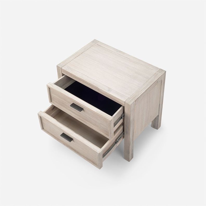Set Respaldo King + Veladores Karsten Rosen Madera-3