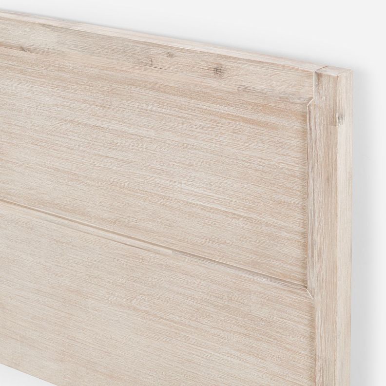Set Respaldo 1,5 Plazas + Velador Karsten Rosen Madera-1