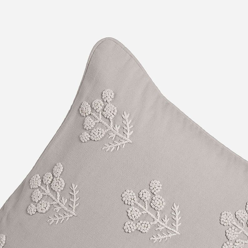 Funda de Cojín Bordado Domeni 35 x 50 cm Beige-2