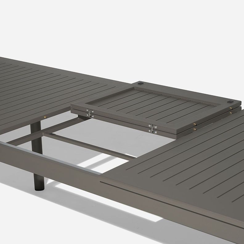 Mesa de Comedor de Terraza Tallows 8 Personas Gris-5