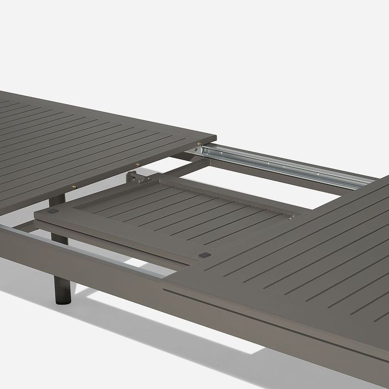 Mesa de Comedor de Terraza Tallows 8 Personas Gris-6