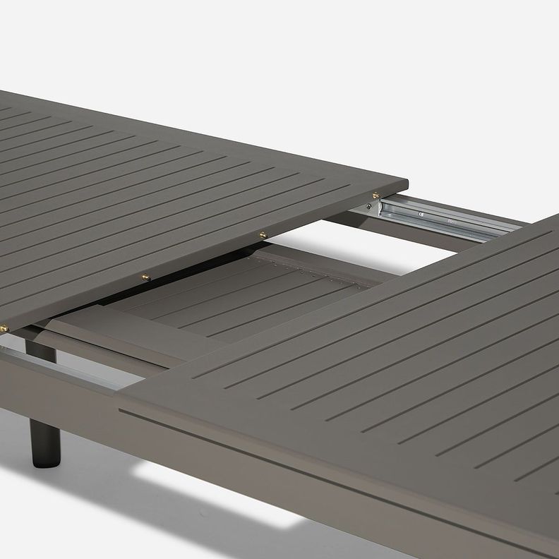 Mesa de Comedor de Terraza Tallows 8 Personas Gris-9