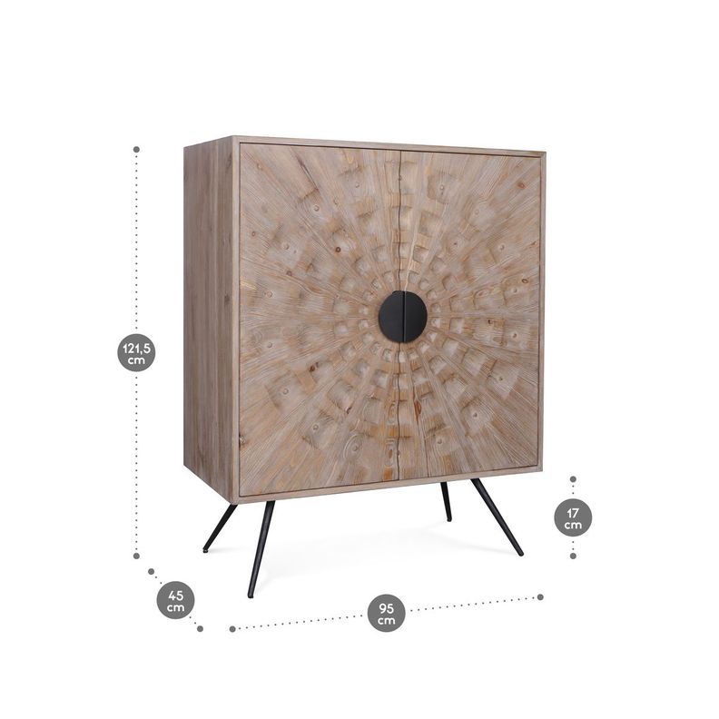 Estante Rosen Gransden Madera Roble Beige-1