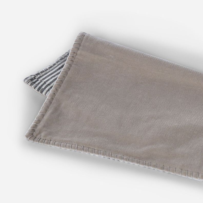 Funda de Cojín Velvet Stripes 60 x 40 cm Arena-1