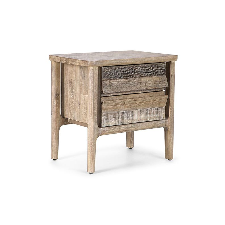 Set Respaldo 2 Plazas + Veladores Madera Rosen Licabeto-1