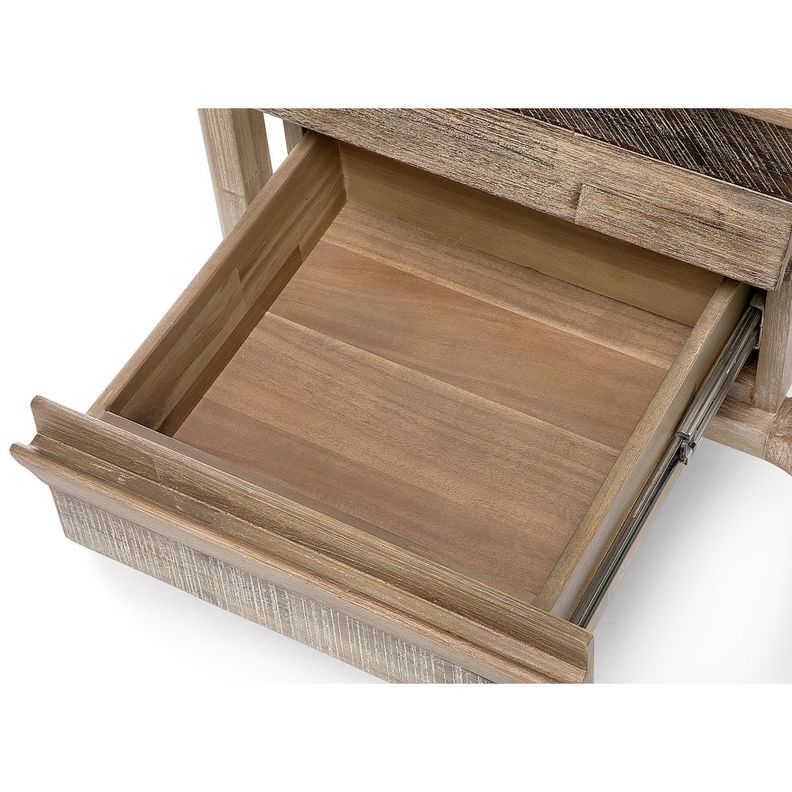 Set Respaldo 2 Plazas + Veladores Madera Rosen Licabeto-4