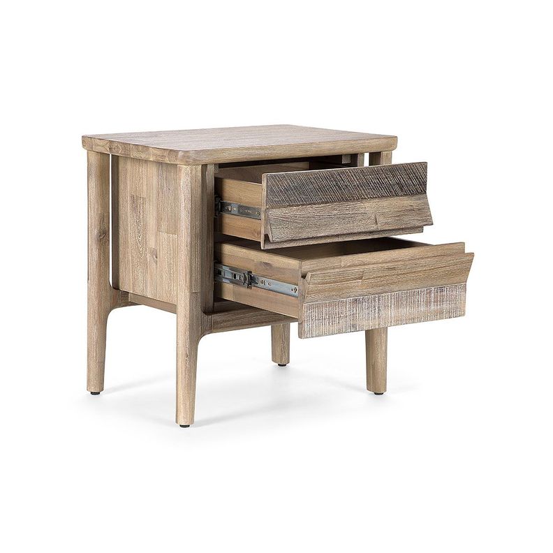 Set Respaldo 2 Plazas + Veladores Madera Rosen Licabeto-7