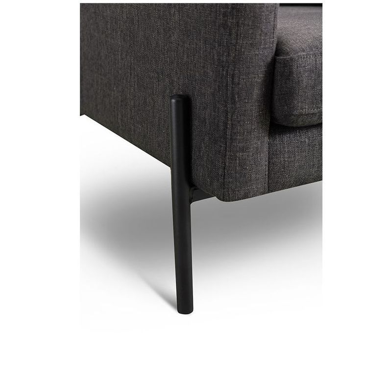 Poltrona Rosen Drolet Tela Grafito-7