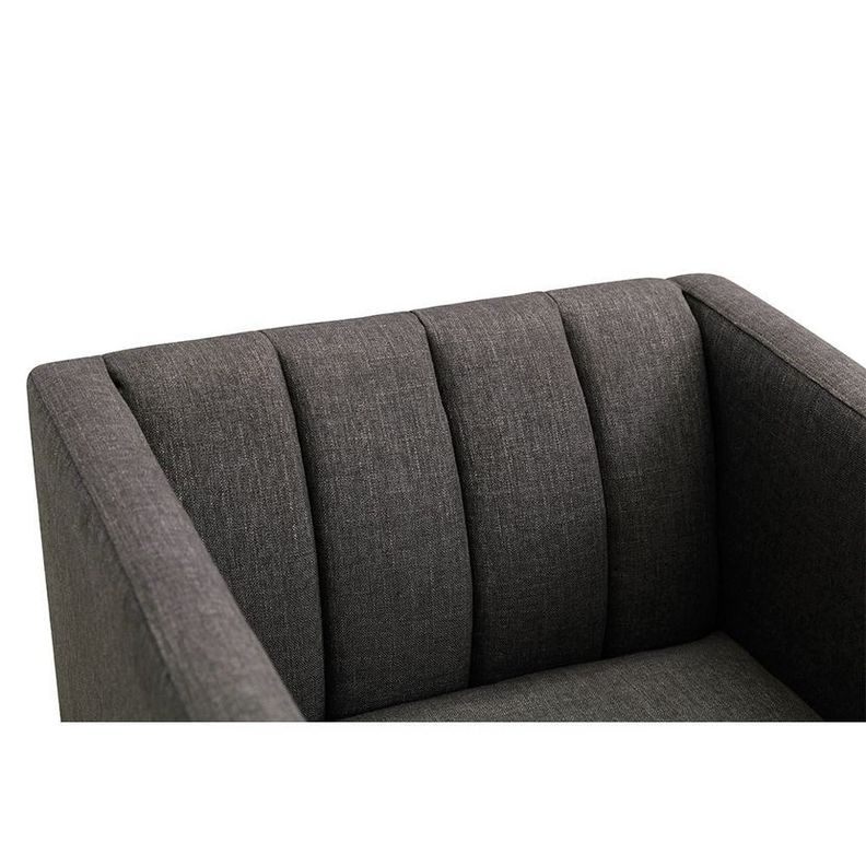 Poltrona Rosen Drolet Tela Grafito-5
