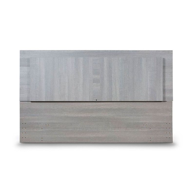 Set Respaldo King + Veladores Rosen Tivoli Gris-1