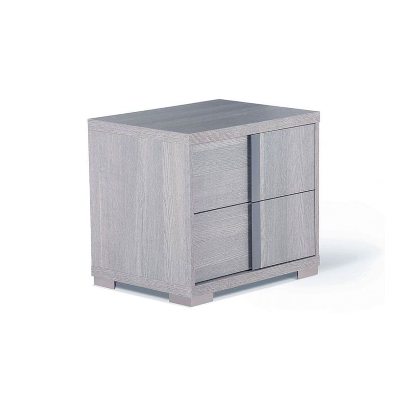Set Respaldo King + Veladores Rosen Tivoli Gris-2