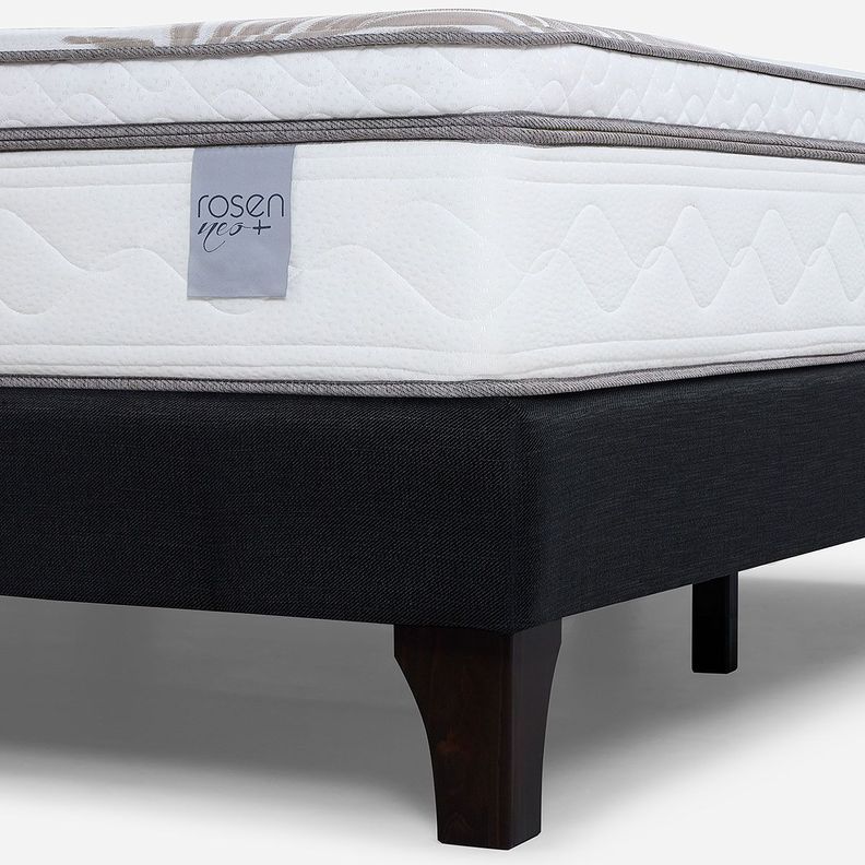 Cama Europea Rosen Neo Plus 2 Plazas 150 x 200 cm-3