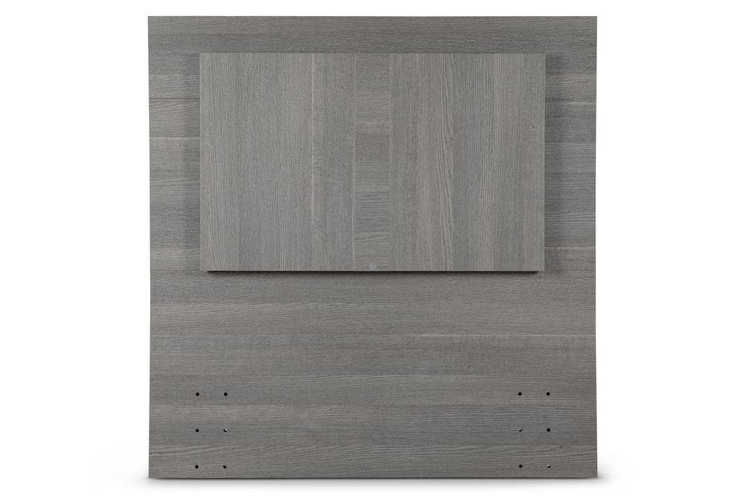 Set Respaldo 1,5 Plazas + Velador Rosen Tivoli Gris-2