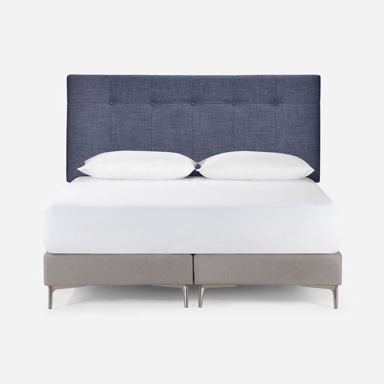 Respaldo Rosen New Bennet 2 Plazas Tela Azul Denim-3