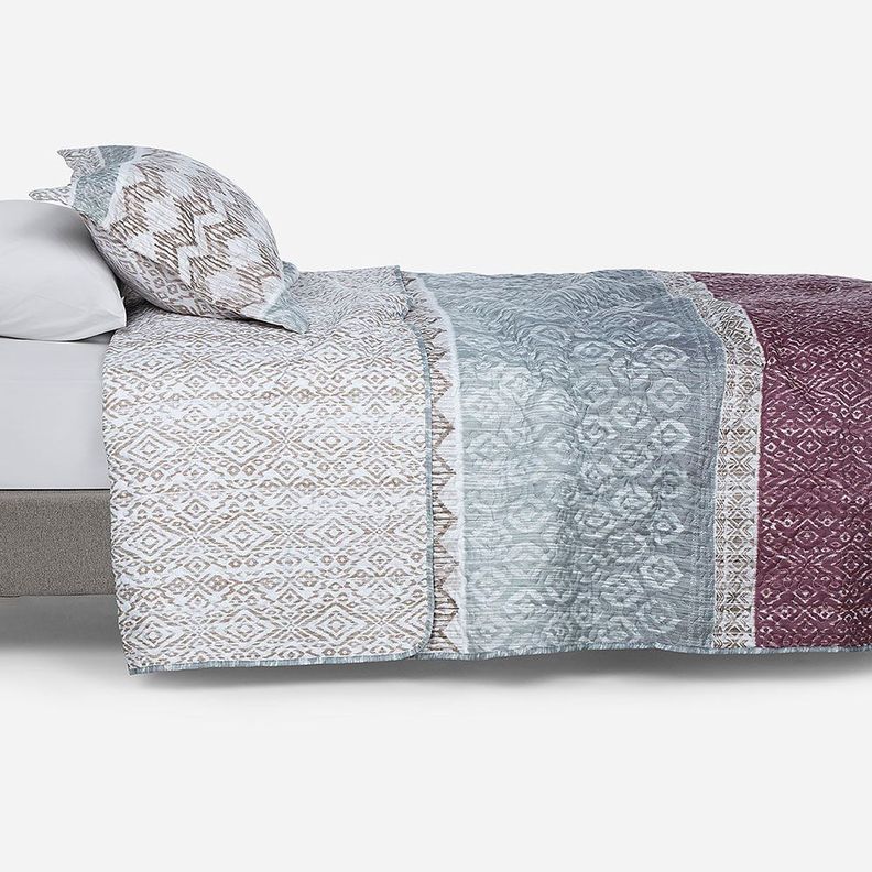 Quilt Estampado Reversible Orbis Multicolor 1,5 Plazas-3