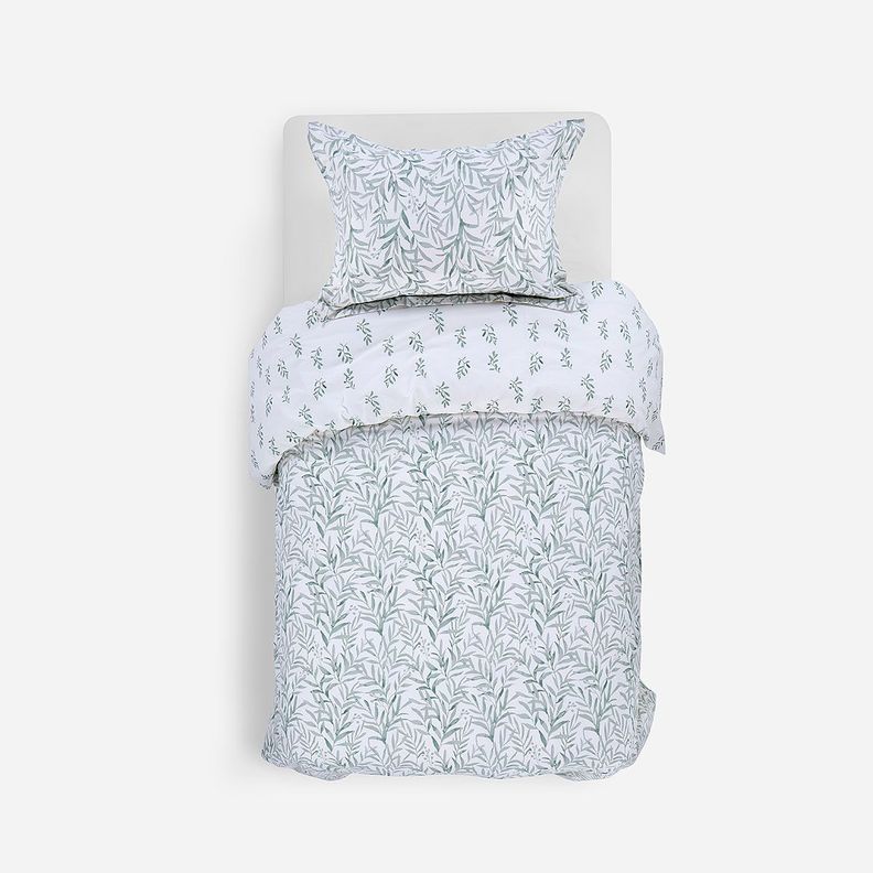 Funda Plumón Algodón Reversible Estampada Capri 1,5 Plazas-0