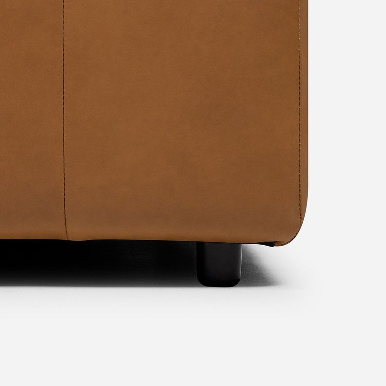 Sofá Seccional Reclinable Rosen Derecho Limber Cuero Camel-8