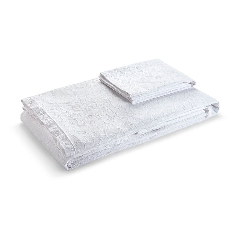 Funda Plumón Rosen Algodón Timeless Isabel Super King Blanco-7