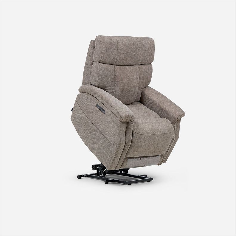 Bergere Kingston Eléctrico Tela Taupe-0