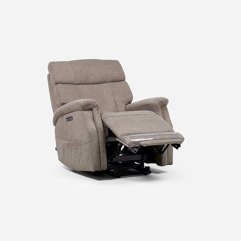 Bergere Kingston Eléctrico Tela Taupe-4