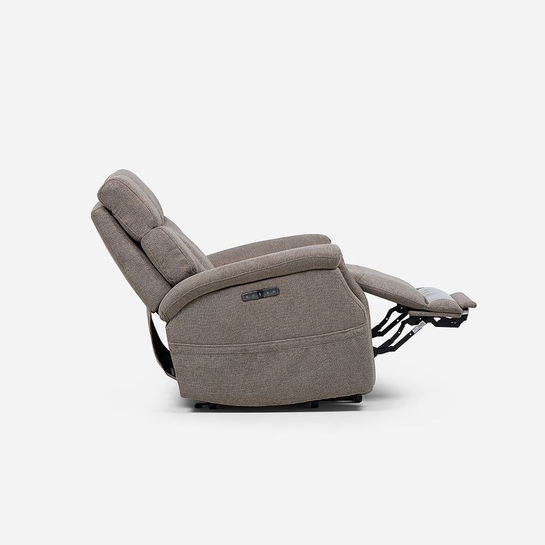 Bergere Kingston Eléctrico Tela Taupe-7